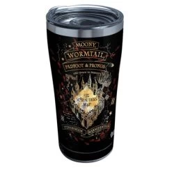 Tervis Harry Potter™ Black Marauder's Map 20 Oz. Stainless Steel Insulated Tumbler With Slider Lid