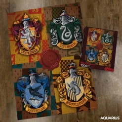 Aquarius Harry Potter Puzzle Crests (1000 Pieces)