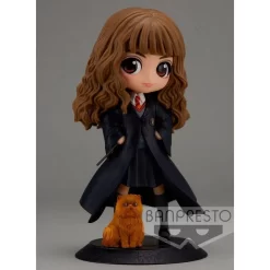 BANPRESTO Harry Potter Figurine Q Posket Hermione Granger With Crookshanks 14 Cm