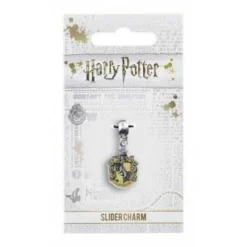 Harry Potter Silver Plated Charm Hufflepuff Crest