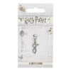 Harry Potter Silver Plated Lightning Bolt Charm With Glasses