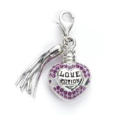 Harry Potter Love Potion Charm (sterling Silver) -Professional Harry Potter Product Store carat shop the crthpsc053 harry potter love potion charm sterling si 4