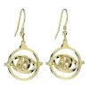 Harry Potter Time Turner Drop Earrings (gold Plated)