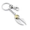 Harry Potter Keychain Golden Snitch (silver Plated)