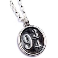 Harry Potter Pendant & Necklace Platform 9 3/4 (Sterling Silver)