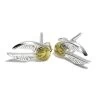 Harry Potter Silver Earrings Golden Snitch