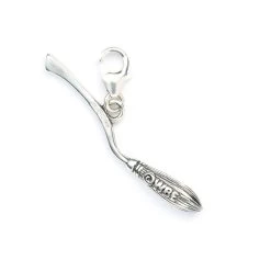 Harry Potter Clip-On Charm Nimbus 2000 Broomstick (Sterling Silver)