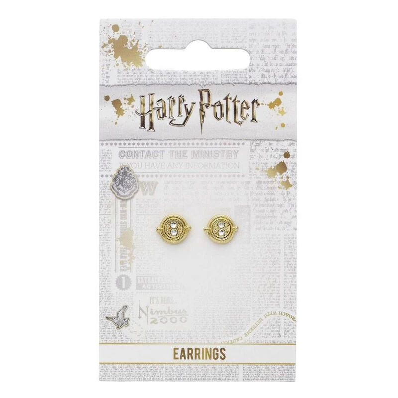 Harry Potter Time Turner Earrings (gold Plated) 2 Harry Potter Time Turner Earrings (gold Plated) - Image 2