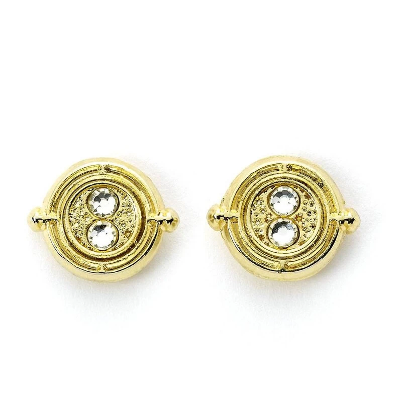 Harry Potter Time Turner Earrings (gold Plated) 3 Harry Potter Time Turner Earrings (gold Plated) - Image 3