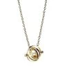 Harry Potter Pendant & Necklace Spinning Time Turner (gold Plated)