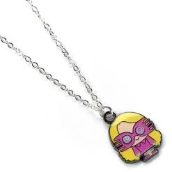 Harry Potter Cutie Collection Luna Lovegood Silver Plated Pendant And Necklace