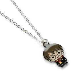 Harry Potter Cutie Collection Harry Potter Silver Plated Pendant And Necklace