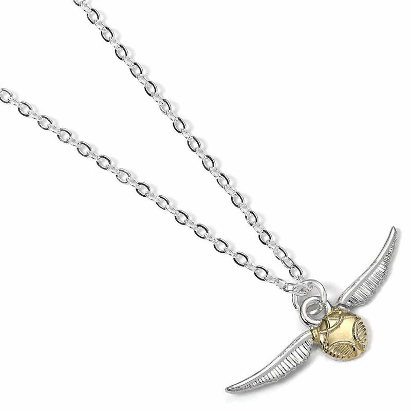 Harry Potter Pendant And Necklace Silver Plated Golden Snitch 1 Harry Potter Pendant And Necklace Silver Plated Golden Snitch