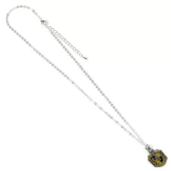 Harry Potter Hufflepuff Silver Plated Pendant And Necklace -Professional Harry Potter Product Store carat shop the crtwnx0024 harry potter hufflepuff silver plated penda 2