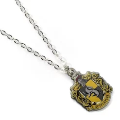 Harry Potter Hufflepuff Silver Plated Pendant And Necklace