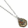 Harry Potter Hogwarts Silver Plated Pendant And Necklace