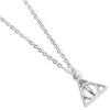 Harry Potter Deathly Hallows Silver Plated Pendant And Necklace
