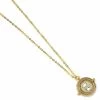 Harry Potter Fixed Time Turner Pendant And Necklace (Gold Plated)