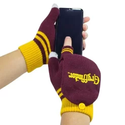 Cinereplicas Harry Potter Gloves (Fingerless) Gryffindor -Professional Harry Potter Product Store cinereplicas hpe60051 harry potter gloves fingerless gryffindor 5