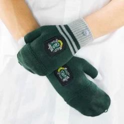 Cinereplicas Harry Potter Gloves (Fingerless) Slytherin -Professional Harry Potter Product Store cinereplicas hpe60053 harry potter gloves fingerless slytherin 3