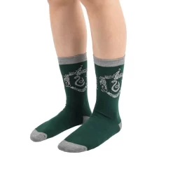 Cinereplicas Harry Potter Pack 3 Pairs Of Slytherin Socks -Professional Harry Potter Product Store cinereplicas hpe60271 harry potter pack 3 pairs of slytherin socks 4