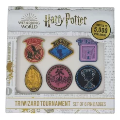 FANATTIK Harry Potter Pack 6 Pin's Triwizard Tournament Limited Edition -Professional Harry Potter Product Store fanattik fntk thg hp48 harry potter pack 6 pin s triwizard tournament 1 3