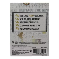 FANATTIK Harry Potter Pin's Premium XL Snitch (gold Plated) -Professional Harry Potter Product Store fanattik fntk thg hp49 harry potter pin s premium xl snitch gold plat 2