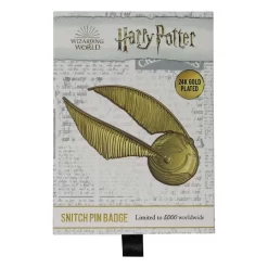 FANATTIK Harry Potter Pin's Premium XL Snitch (gold Plated) -Professional Harry Potter Product Store fanattik fntk thg hp49 harry potter pin s premium xl snitch gold plat 3