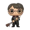 FUNKO Harry Potter POP! Movies Vinyl Figure Harry With Firebolt & Feather 9 Cm Pop Figures