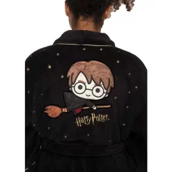 Harry Potter Ladies Fleece Bathrobe Kawaii Harry Potter
