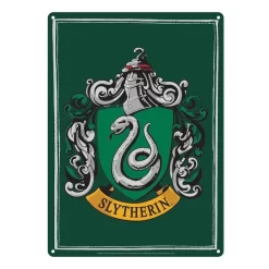 Half Moon Bay Harry Potter Tin Sign Slytherin 21 X 15 Cm