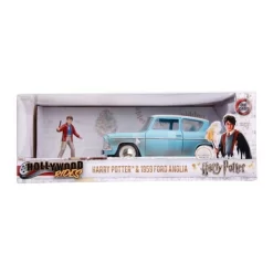 Jada Toys Harry Potter: 1959 Ford Anglia With Harry Potter Figure 1:24 Die-cast