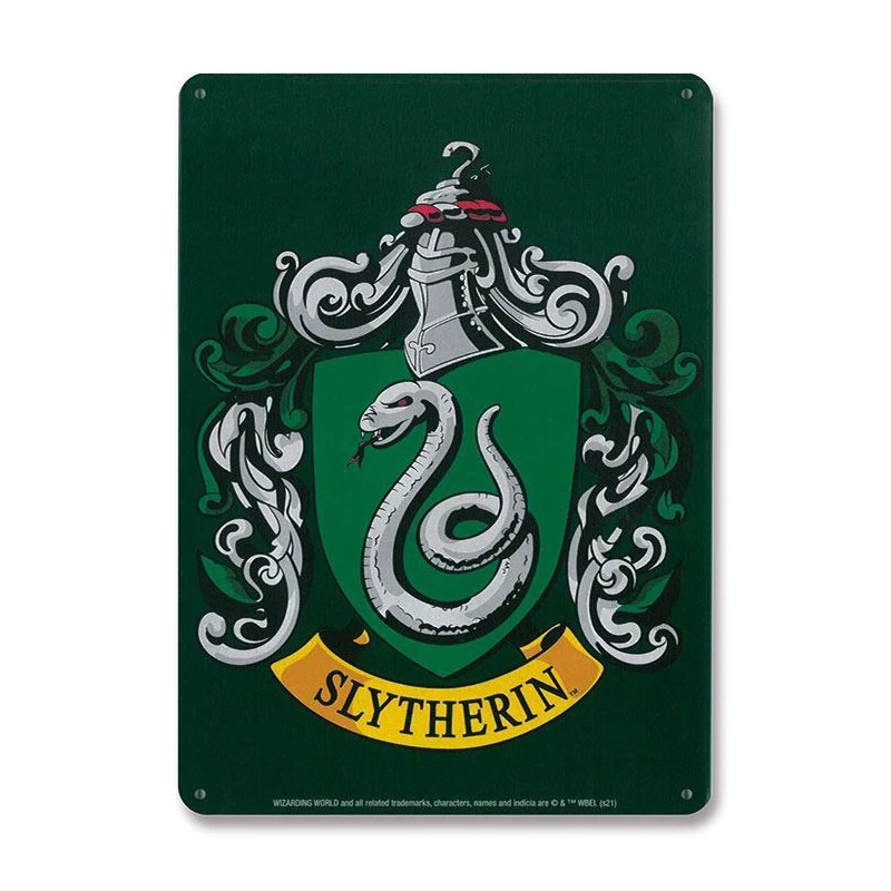 Logoshirt Harry Potter Metal Panel Slytherin 15 X 21 Cm 1 Logoshirt Harry Potter Metal Panel Slytherin 15 X 21 Cm