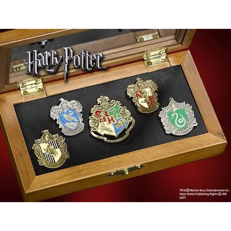 Noble Collection Harry Potter Pin Collection Hogwarts Houses (5) 2 Noble Collection Harry Potter Pin Collection Hogwarts Houses (5) - Image 2