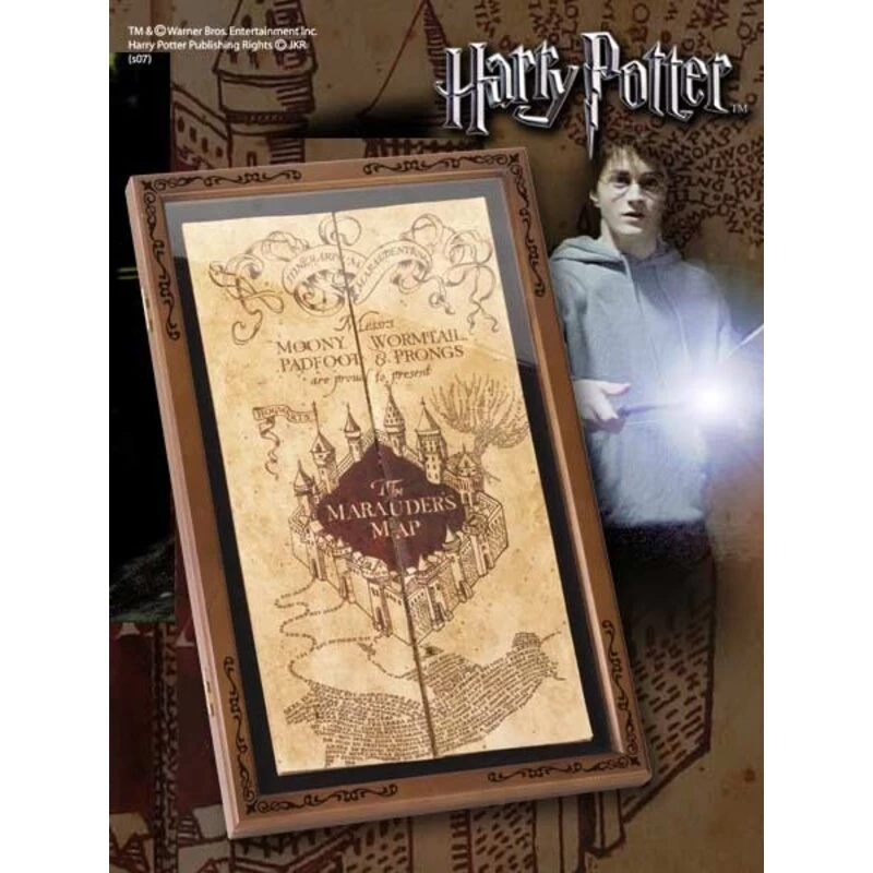 Noble Collection Harry Potter Marauder´s Map Display Case Replica 2 Noble Collection Harry Potter Marauder´s Map Display Case Replica - Image 2