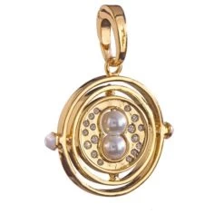 Noble Collection Harry Potter Bracelet Charm Lumos Time Turner