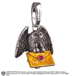 Noble Collection Harry Potter Bracelet Charm Lumos Owl Post