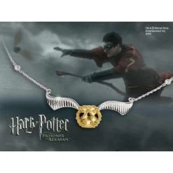 Noble Collection Harry Potter Necklace The Quidditch Golden Snitch