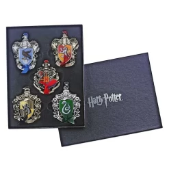 Noble Collection Harry Potter Tree Ornaments Hogwarts 5-Pack