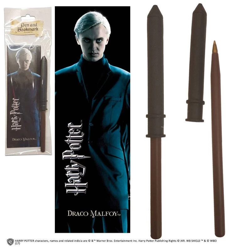 Noble Collection Harry Potter Pen & Bookmark Draco Malfoy 1 Noble Collection Harry Potter Pen & Bookmark Draco Malfoy