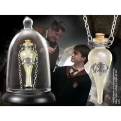 Noble Collection Harry Potter Felix Felicis Pendant And Display Replica
