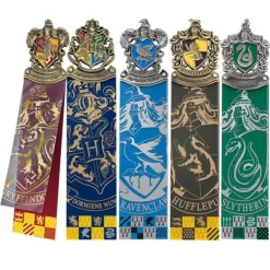 Noble Collection Harry Potter Bookmark 5-Pack Crest