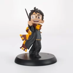 Quantum Mechanix Harry Potter Q-Fig Figure Harry's First Spell 9 Cm Statue -Professional Harry Potter Product Store quantum mechanix hp 0104 harry potter q fig figure harry s first spell 5