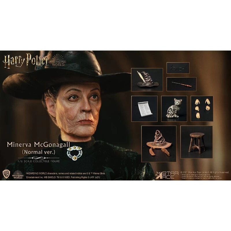 Harry Potter My Favorite Movie 1/6 Figure Minerva McGonagall Normal Ver. 29 Cm Action Figure 1 Harry Potter My Favorite Movie 1/6 Figure Minerva McGonagall Normal Ver. 29 Cm Action Figure