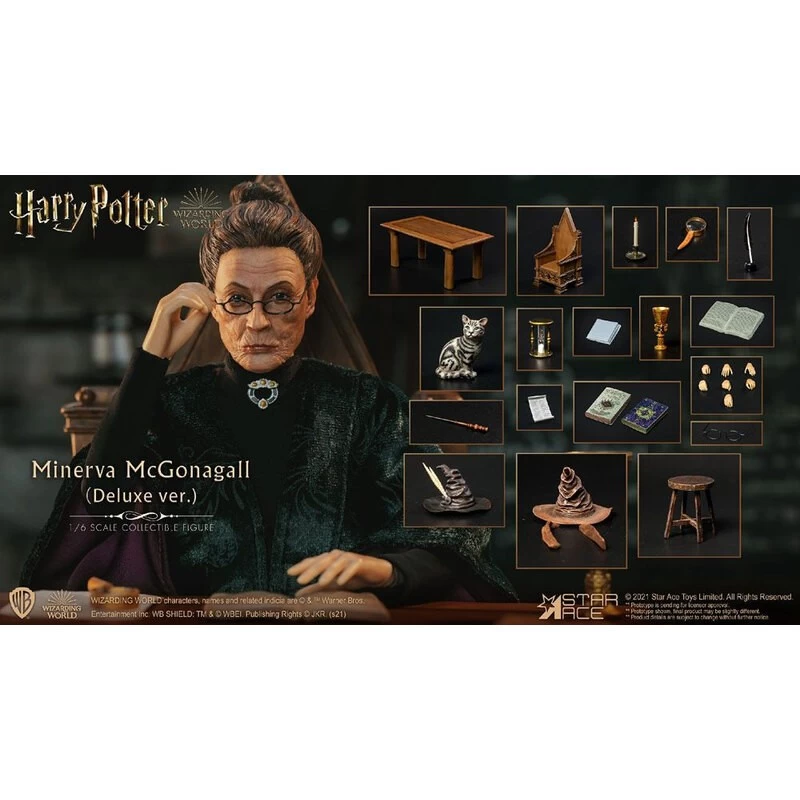 Harry Potter My Favorite Movie 1/6 Figure Minerva McGonagall Deluxe Ver. 29 Cm Action Figure 1 Harry Potter My Favorite Movie 1/6 Figure Minerva McGonagall Deluxe Ver. 29 Cm Action Figure